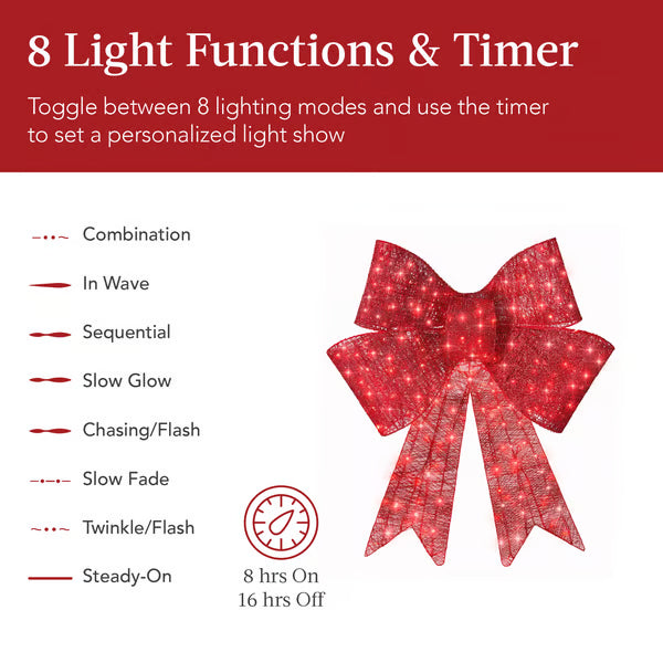 π₯Hot Sale Promotion 49% OFFπβ¨π LIT CHRISTMAS BOW π